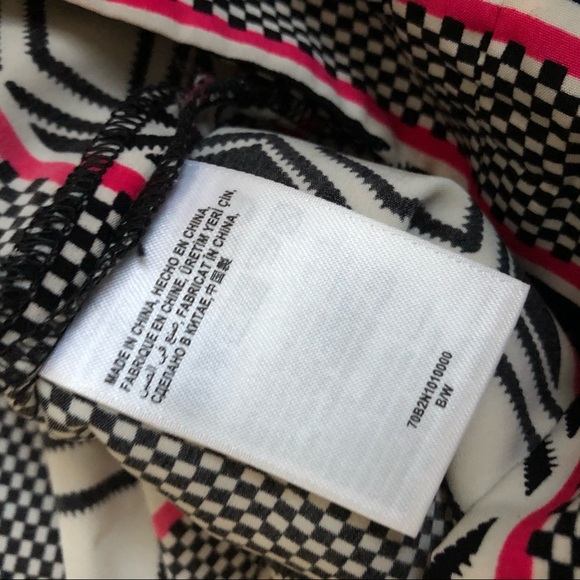 BEBE Tribal Geometric Striped Mini Dress XS - Picture 10 of 10